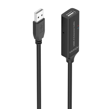 AISENS USB-A/M to USB-A/H 15m Black Cable (A101-0916)
