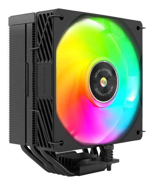 Ventilador Mars Gaming ARGB 120mm Negro (MCPUX5ARGB)
