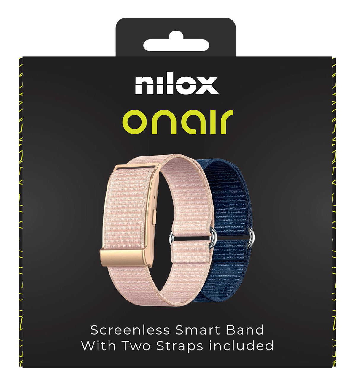 Smartband Nilox Onair Screenless 2 Correas Rosa-Azul