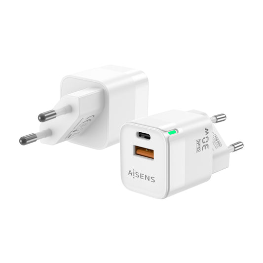 AISENS 30W USB-A USB-C Wall Charger (ASCH-30W2P004-W)