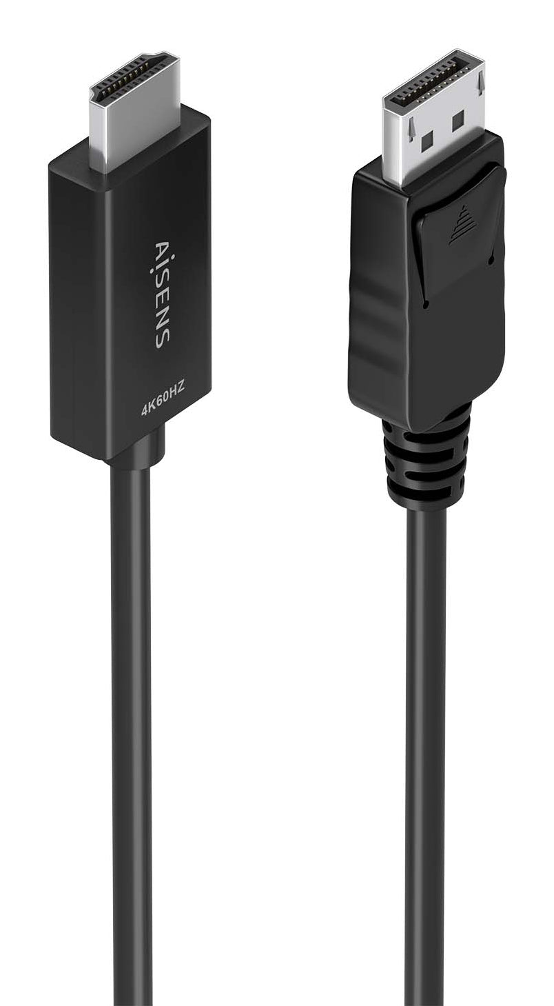 Cable AISENS DP/M a HDMI/M 0.6m Negro (A125-0891)