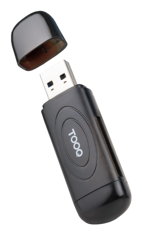 Lector de Tarjetas TooQ USB-A 3.0 Gris (TQR-3002B)