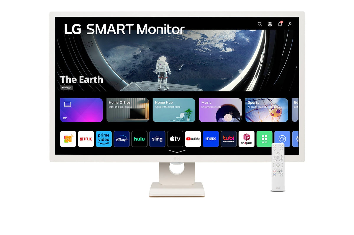 Monitor LG Con Smart TV Myview 32SR50F-W · 31.5" · FULL HD
