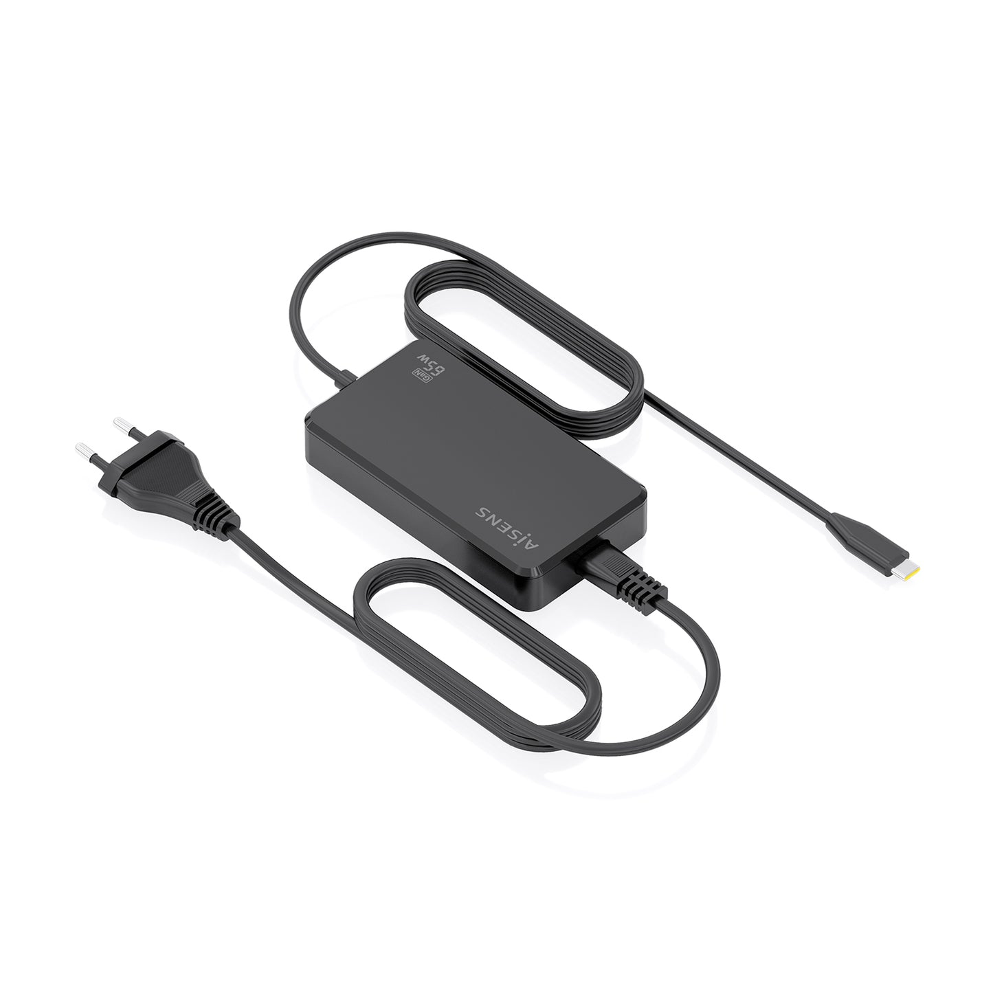 Cargador Sobremesa AISENS 65W USB-C (ASCH-1PD65D068-BK)