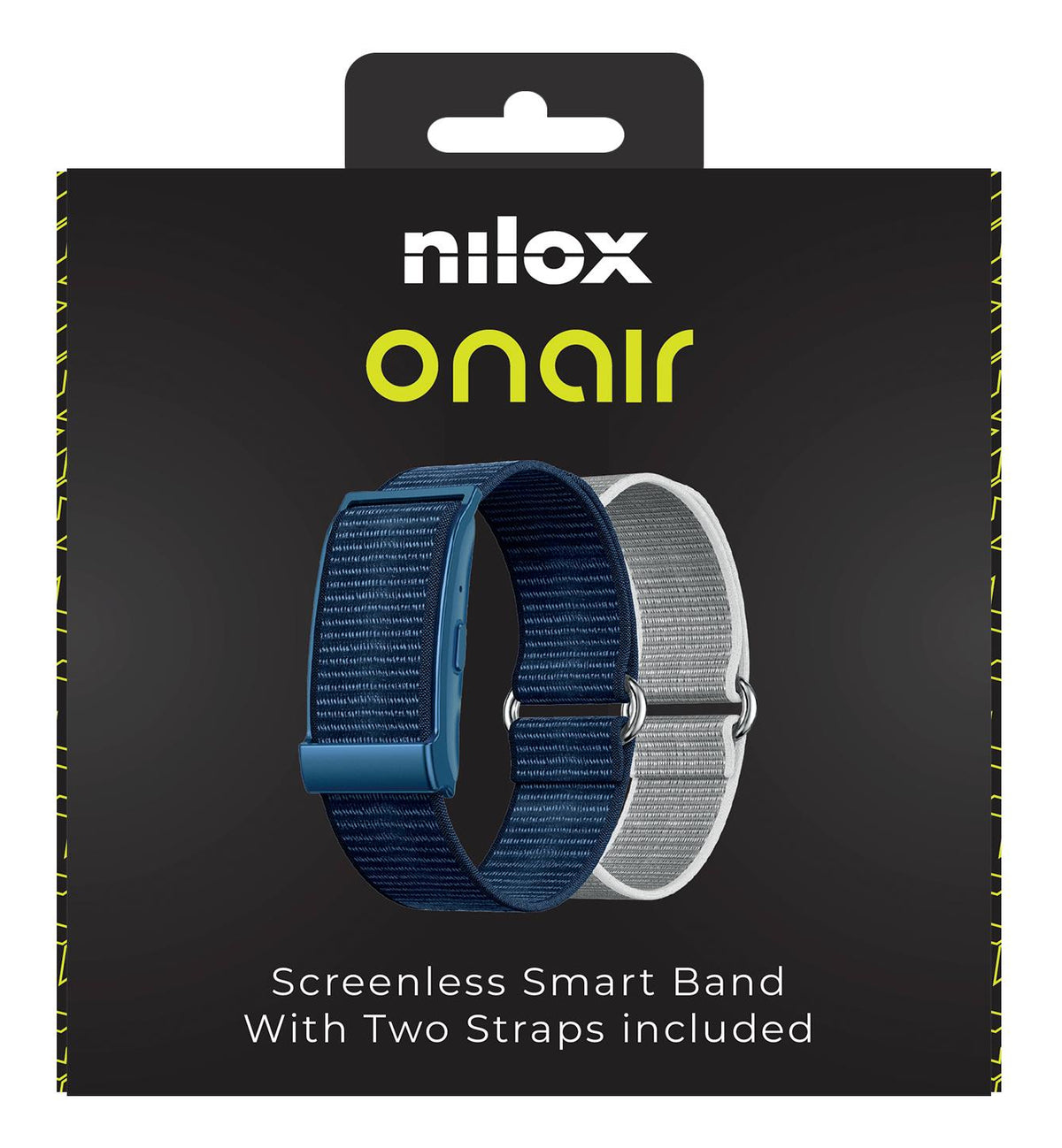 Smartband Nilox Onair Screenless 2 Correas Azul-Gris