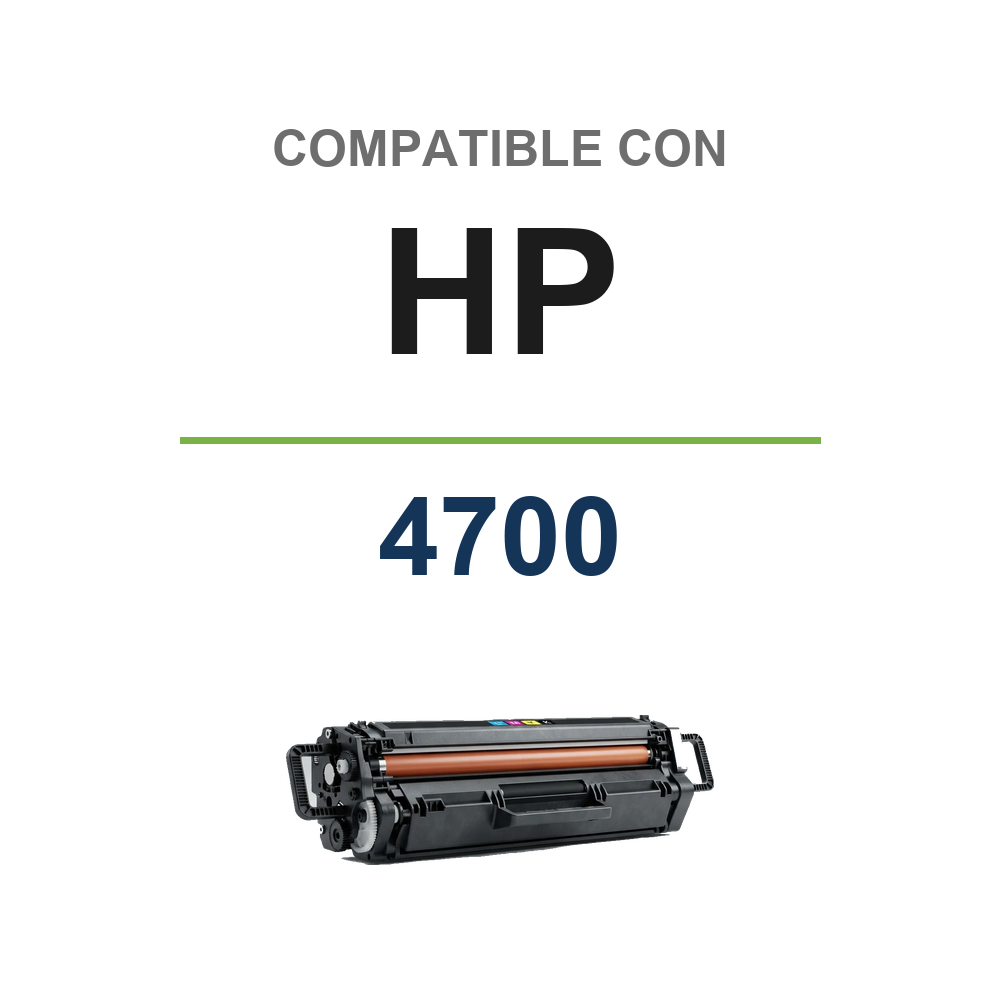 Toner GENERIC HP Amarillo 4700 Q5952A (LH-124) compatible con HP 4700