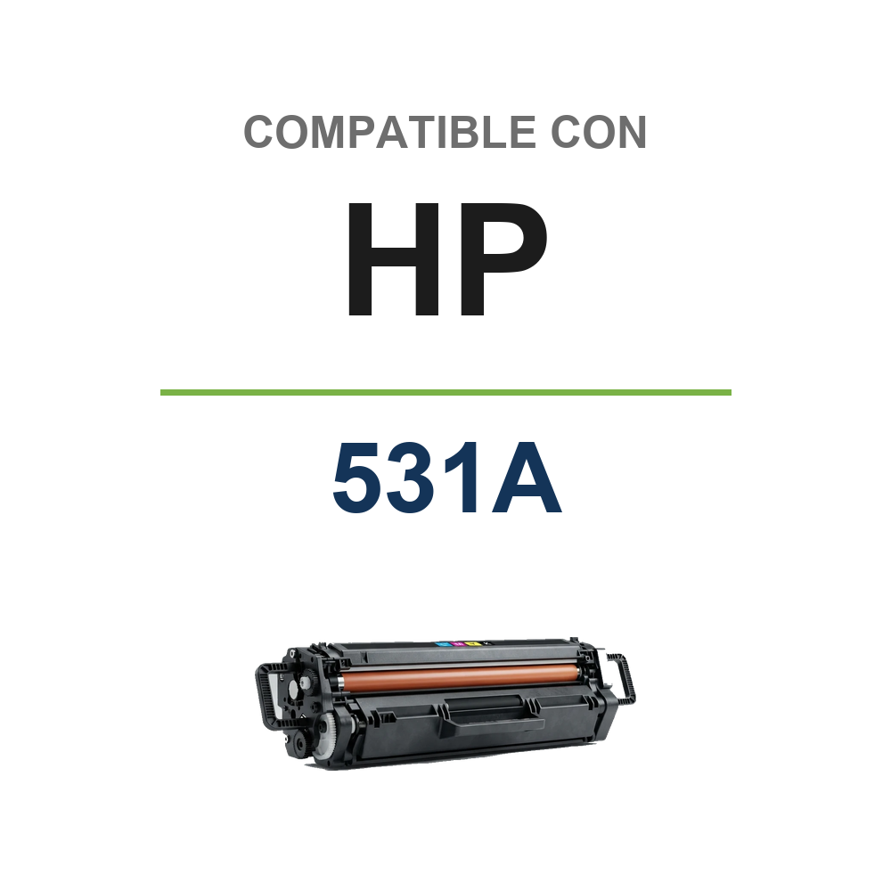 Toner GENERIC HP Cian 531A (LH-66) compatible con HP 531A