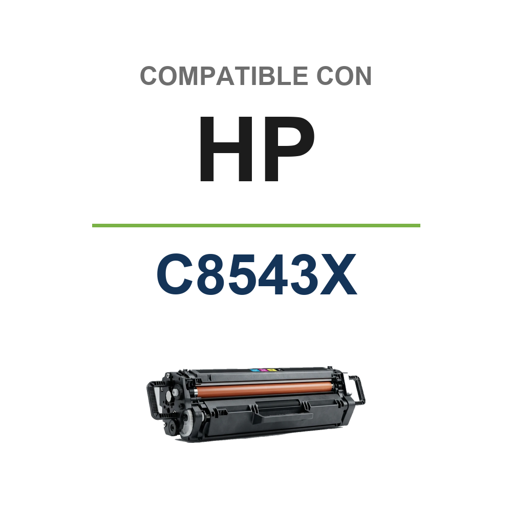 HP C8543X Negro Cartucho de Toner Generico. (XH43XRP) compatible con HP C8543X
