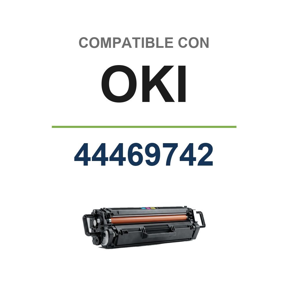 OKI 44469742 Cian Cartucho de Toner Generico. (XOES3451CR) compatible con OKI 44469742