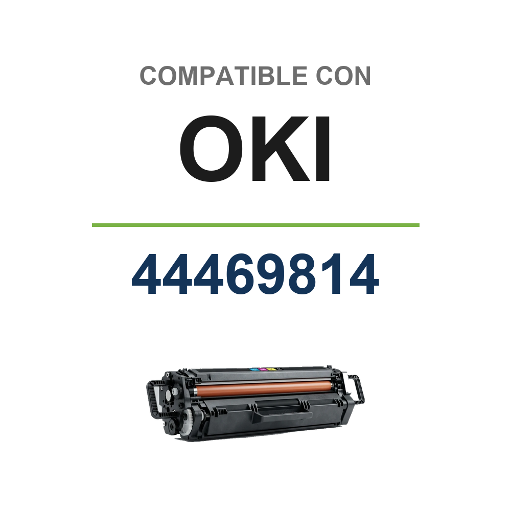 OKI 44469814 Negro Cartucho de Toner Generico. (XOES3451BKR) compatible con OKI 44469814