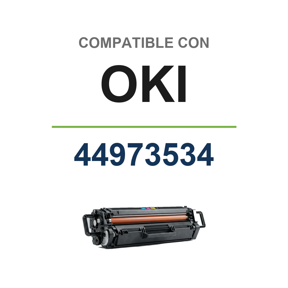 OKI 44973534 Magenta Cartucho de Toner Generico. (XO301MC) compatible con OKI 44973534