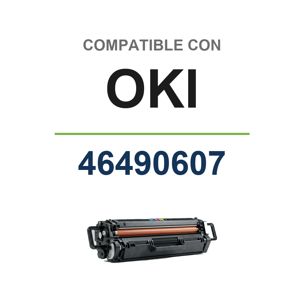 OKI 46490607 Cian Cartucho de Toner Generico. (XO532CC) compatible con OKI 46490607