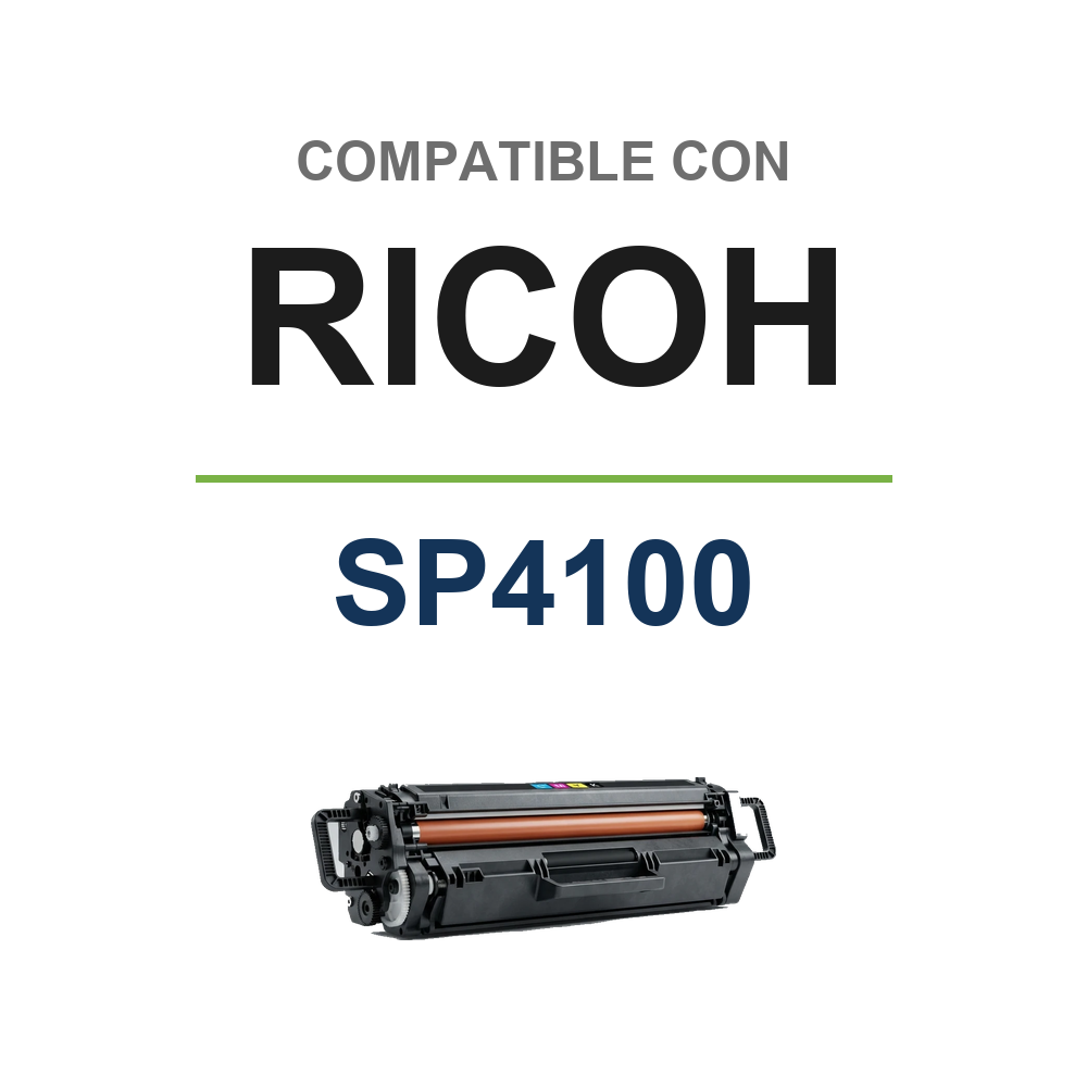 Ricoh Aficio SP4100/SP4110/SP4210/SP4310 Negro Cartucho de Toner Generico - Reemplaza 407008/402810/403180/407649/Type 2 compatible con Ricoh SP4100