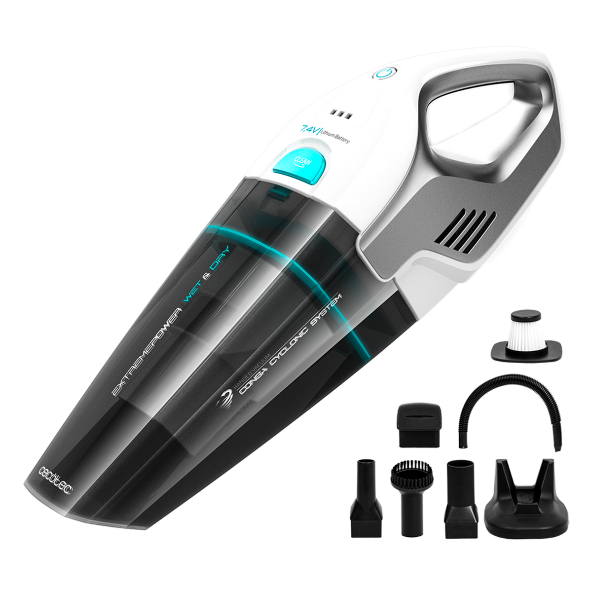 Aspirador de Mano CECOTEC Conga Immortal 7.4V (05445)