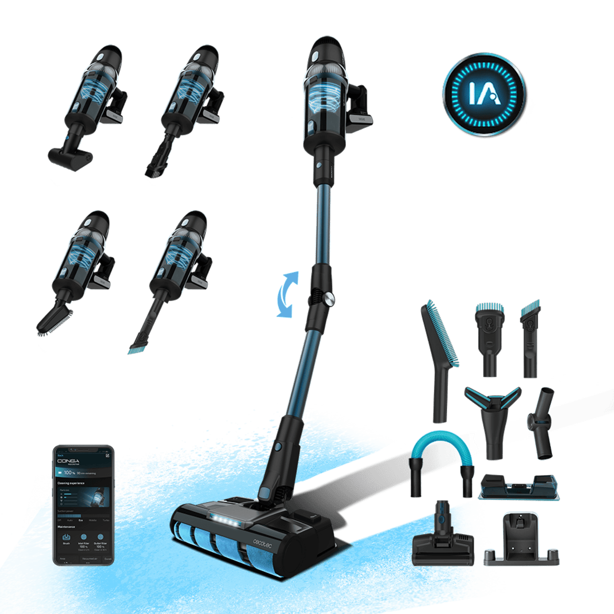 Aspirador CECOTEC Rockstar 9500 Connected (09942)