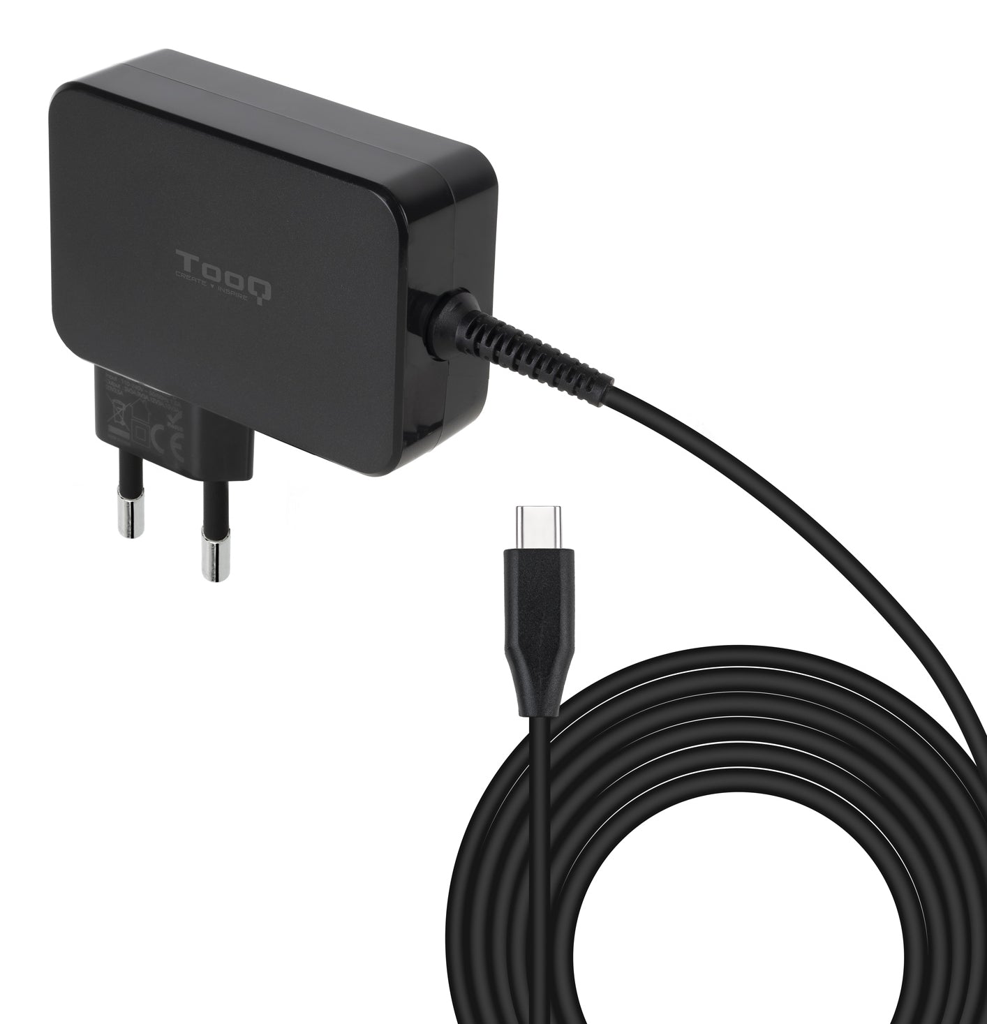 TooQ USB-C 100W Black Charger (TQLC-USBCGAN100PD)
