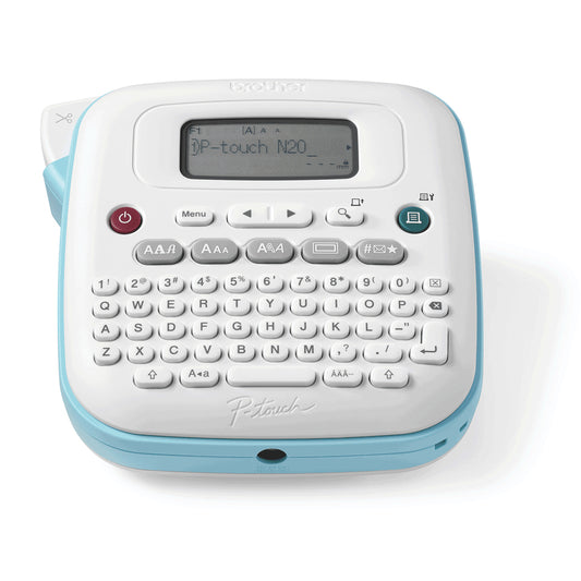 Rotuladora BROTHER Color 180dpi Azul/Blanco (PT-N20)