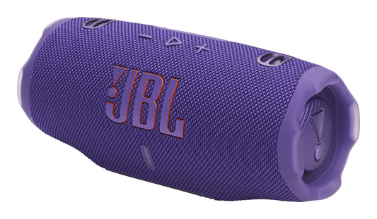 Altavoces 1.0 charge 6 bluetooth 45w bateria  autonomia de hasta 24 horas de reproduccion por 4 horas con playtime boost (dependiendo del volumen y del contenido de audio) resistente al agua , polvo y las caidas, carga rapida color purpura