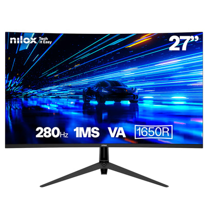 Monitor NILOX 27" FHD Curvo HDMI Negro (NXM27CV28001)