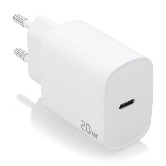 Cargador de Pared AISENS 1xUSB-C 20W Blanco (A110-0752)