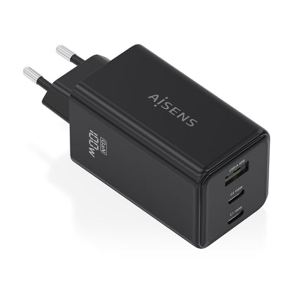 Cargador AISENS 100W 1xUSB-A 2USB-C (ASCH-100W3P052-BK)