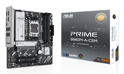 ASUS PRIME B840M-A-CSM: (AM5) 4DDR5 4SATA6 Usb-C HDMI (90MB1J10-M0EAYC)