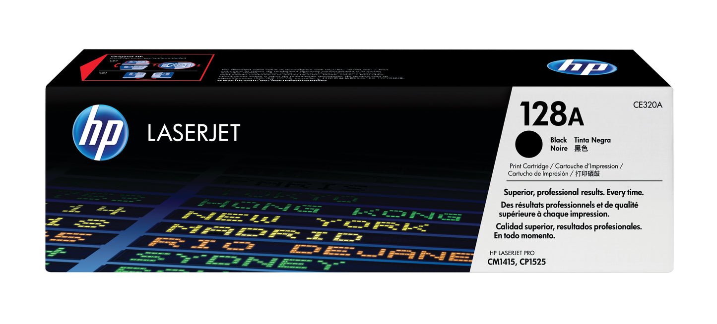 Toner HP LaserJet Pro 128A Negro 2000 páginas (CE320A)
