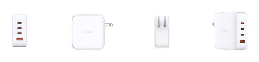 Cargador D-Link GaN 100W 1xUSB-A 3xUSB-C (DCP-101)