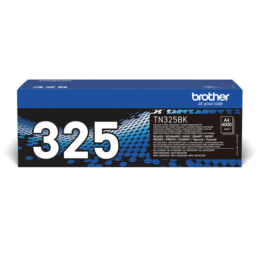 Brother TN325 Black Original Toner Cartridge - TN325BK. 4,000 Pages