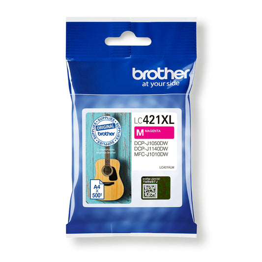BROTHER XL Magenta Ink 500 pages (LC421XLM)