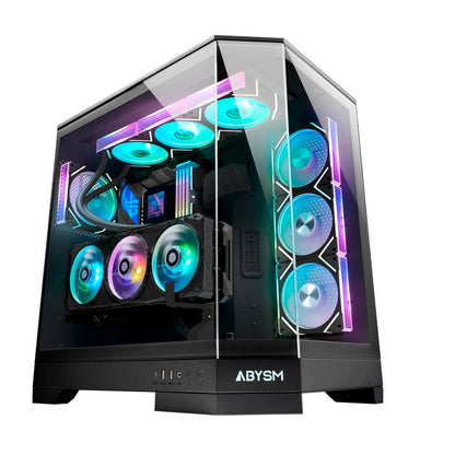 Caja Abysm Danube Sava H600 ARGB ATX Negra (AB130211)