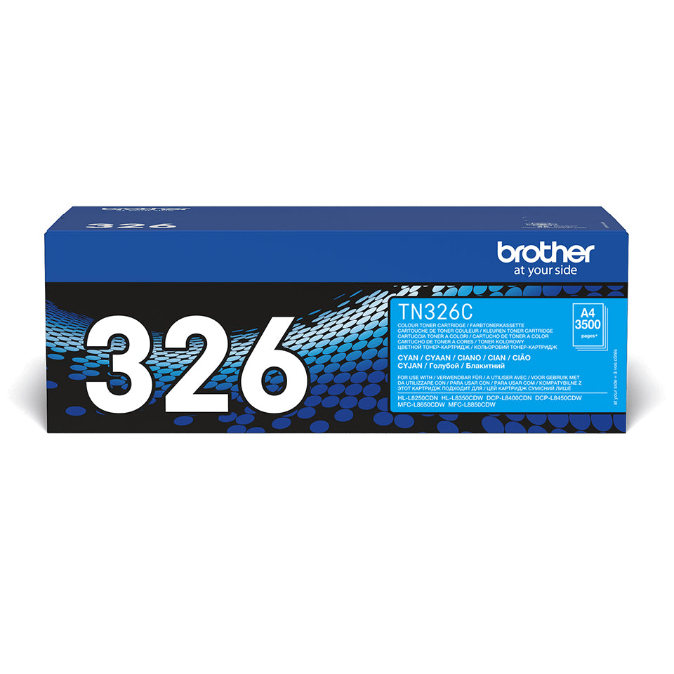 Toner BROTHER Laser Cian 3500 páginas (TN-326C)