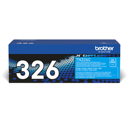 Toner BROTHER Laser Cian 3500 páginas (TN-326C)