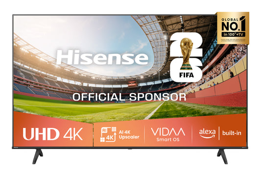 TV Hisense 50" DLED 4K UHD WiFi Smart TV Negro (50A6Q)