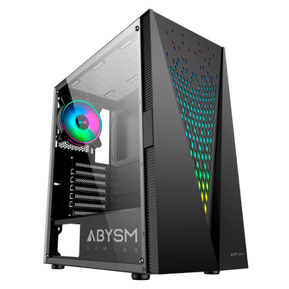 Caja Abysm Danube Kolpa ARGB ATX Negra (AB812109)