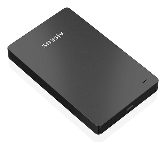 AISENS 2.5" SATA USB-C Black External Enclosure (ASE-2542B)