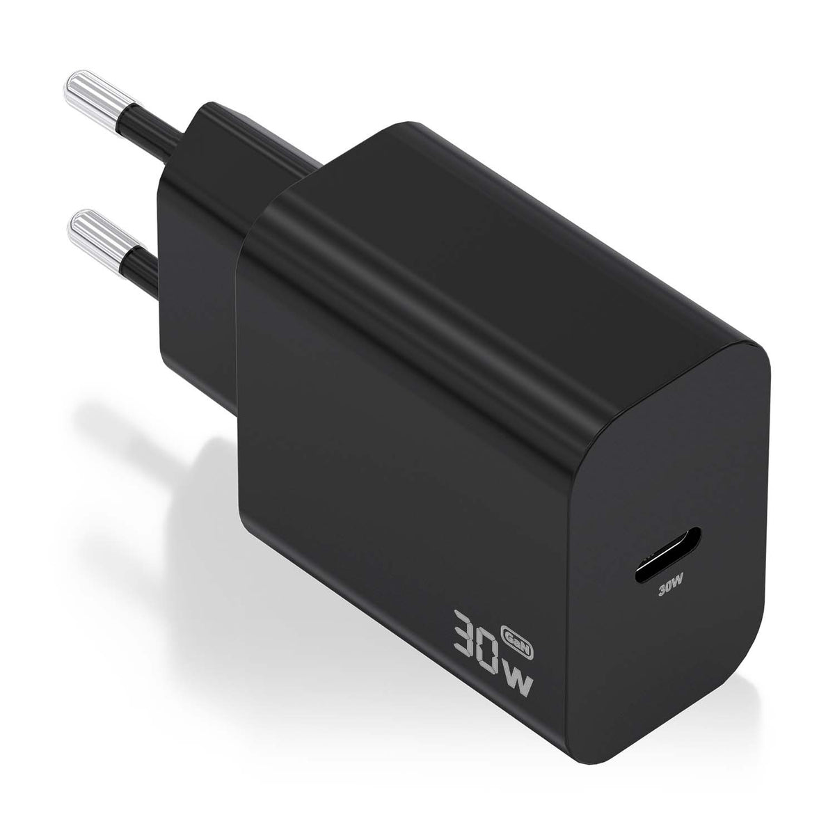 Cargador de Pared AISENS 1xUSB-C 30W Negro (A110-0941)