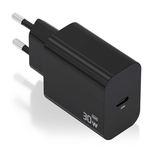AISENS 1xUSB-C 30W Black Wall Charger (A110-0941)