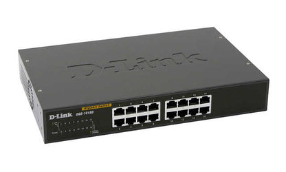 Switch 16 puertos RJ45 10/100/1000mbps sobremesa, montaje en rack