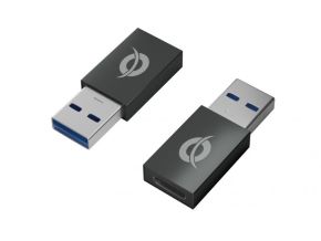 Adaptador desde USB-A macho 3.0 a USB-C hembra pack de 2 unidades
