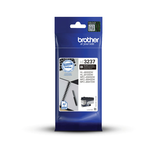 Brother LC3237 Negro Cartucho de Tinta Original - LC3237BK. 3.000 Paginas
