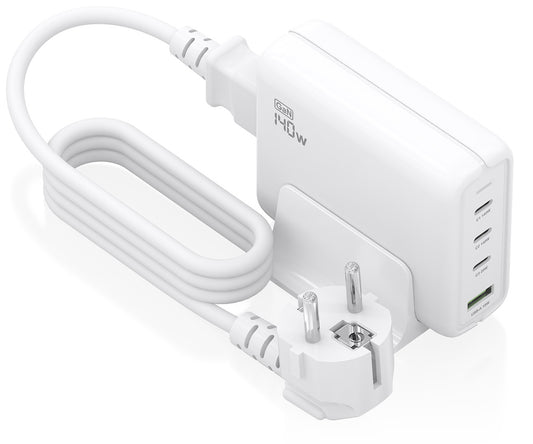 AISENS 140W 1xUSB-A 3xUSB-C Charger (ASCH-140W4P055-W)