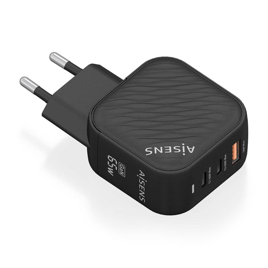AISENS USB-A USB-C 65W Wall Charger (ASCH-65W3P027-BK)
