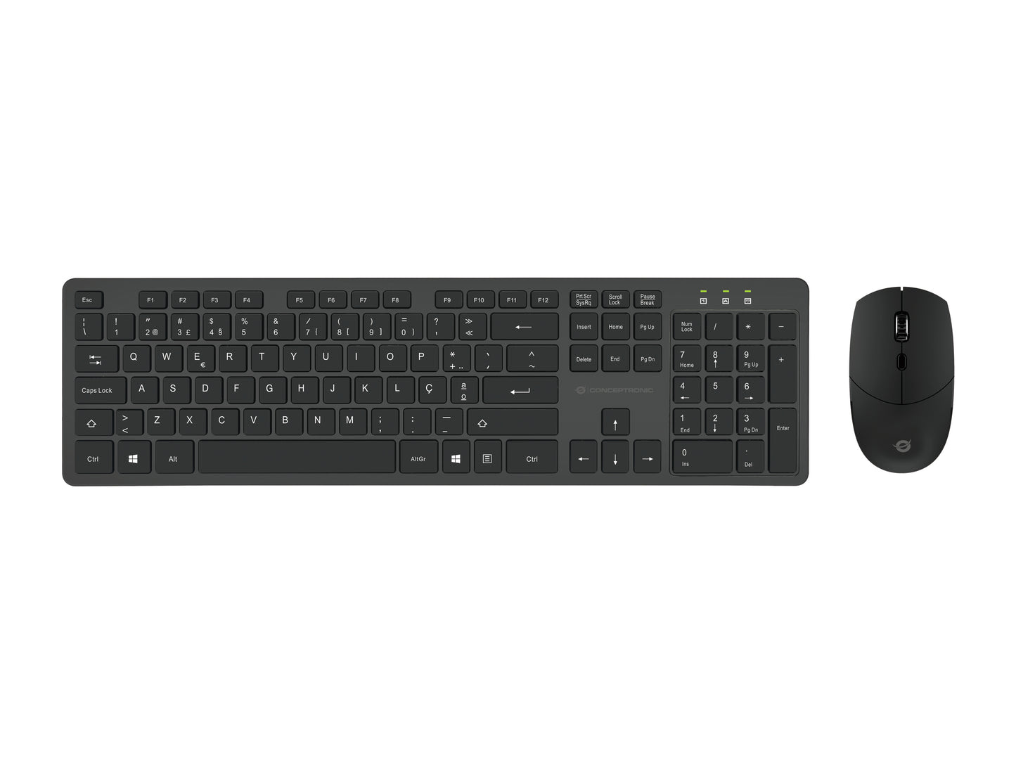 T+Mouse CONCEPTRONIC RF Portuguese Black (ORAZIO01PT)