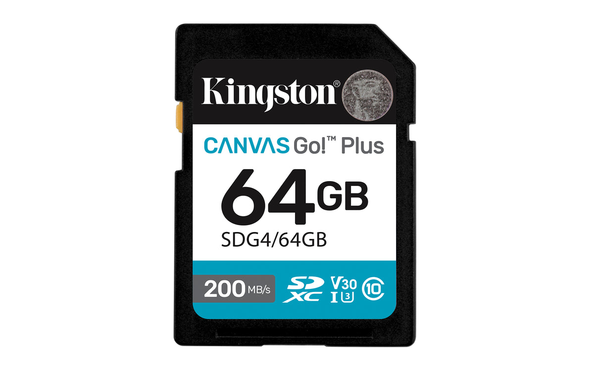 Kingston SDXC Canvas Go Plus 64Gb Gen4 (SDG4/64GB)