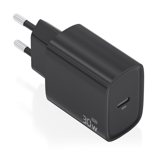 AISENS 30W 1xUSB-C Black Wall Charger (A110-0951)