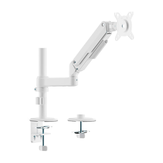 AISENS 17"-32" TV/MONITOR DESK MOUNT 1 SWIVEL/TILT ARM WHITE