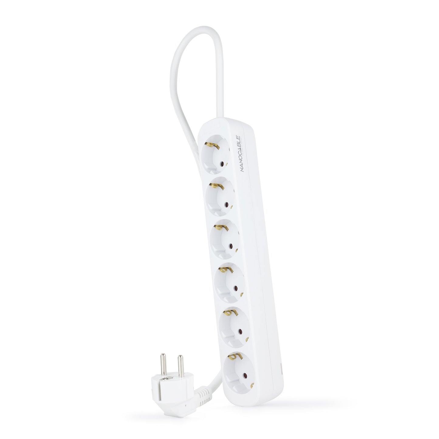 Nanocable Power Strip 6xSchuko 1.4m White (10.37.0006-NS)