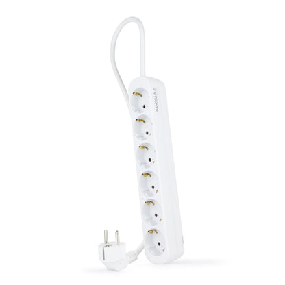 Nanocable Power Strip 6xSchuko 1.4m White (10.37.0006-NS)