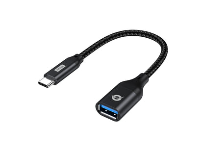 Adaptador CONCEPTRONIC USB-C/M a USB-A/H (ABBY18B)